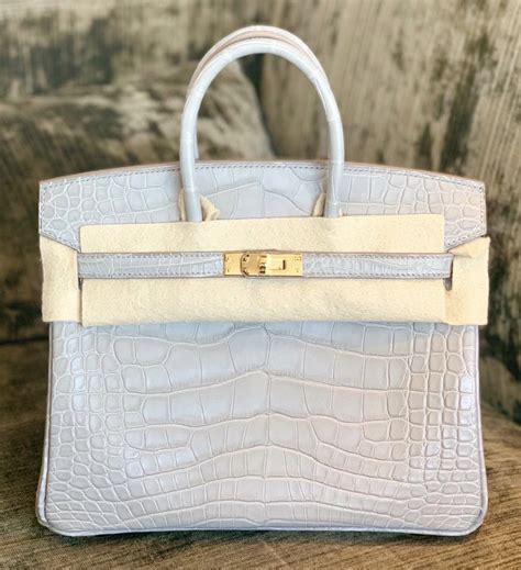 hermes gris perle croc birkin|Hermes Birkin leather.